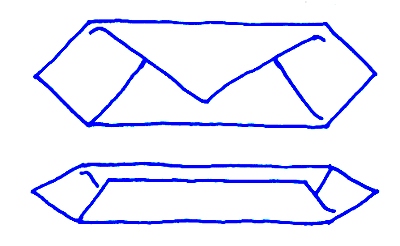 folding square scarf into oblong shape