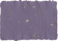 recycled purple with statice flowers